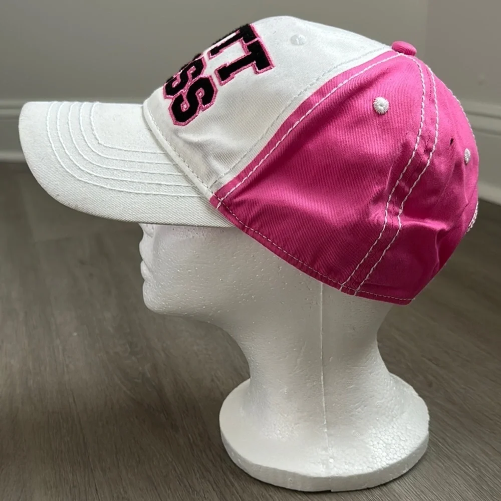 Pink and White 'Hott Mess' Women's Cap